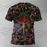 Gothic Woodland Mushroom SED-1131 Unisex T-shirt