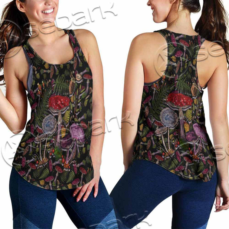 Gothic Woodland Mushroom SED-1131 Women Tank Top