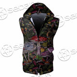 Gothic Woodland Mushroom SED-1131 Zip Sleeveless Hoodie