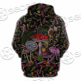 Gothic Woodland Mushroom SED-1131 Hoodie & Zip Hoodie Raglan