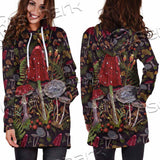 Gothic Mushrooms Seamless Pattern SED-1132 Hoodie Dress