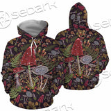 Gothic Mushrooms Seamless Pattern SED-1132 Hoodie & Zip Hoodie