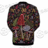 Gothic Mushrooms Seamless Pattern SED-1132 Button Jacket