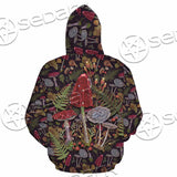 Gothic Mushrooms Seamless Pattern SED-1132 Hoodie & Zip Hoodie