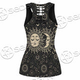 Sun And A Crescent Moon SED-1133 Women Tank Top