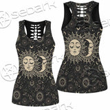 Sun And A Crescent Moon SED-1133 Women Tank Top