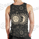 Sun And A Crescent Moon SED-1133 Men Tank-tops