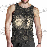 Sun And A Crescent Moon SED-1133 Men Tank-tops