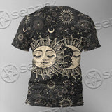 Sun And A Crescent Moon SED-1133 Unisex T-shirt