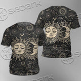 Sun And A Crescent Moon SED-1133 Unisex T-shirt