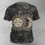 Sun And A Crescent Moon SED-1133 Unisex T-shirt