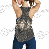 Sun And A Crescent Moon SED-1133 Women Tank Top