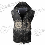 Sun And A Crescent Moon SED-1133 Zip Sleeveless Hoodie