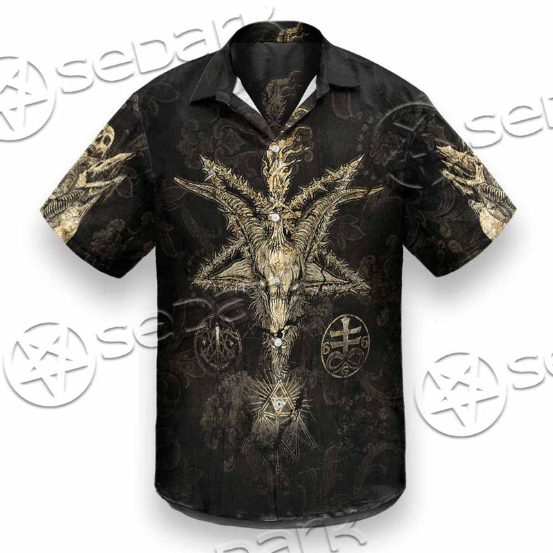 Satanic Baphomet SED-1134 Shirt Allover