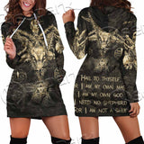 Satanic Baphomet SED-1134 Hoodie Dress