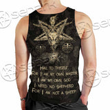 Satanic Baphomet SED-1134 Men Tank-tops