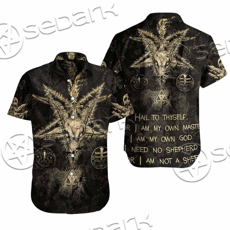 Satanic Baphomet SED-1134 Shirt Allover