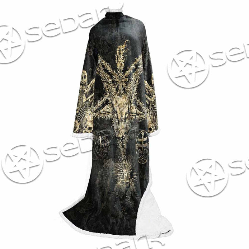 Satanic Baphomet SED-1134 Sleeved Blanket