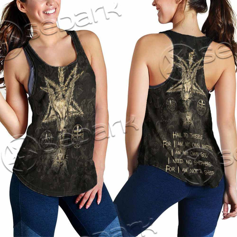 Satanic Baphomet SED-1134 Women Tank Top