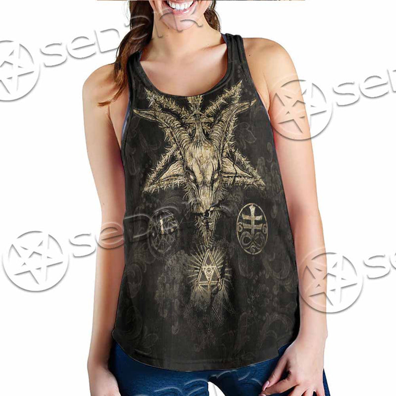 Satanic Baphomet SED-1134 Women Tank Top