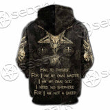 Satanic Baphomet SED-1134 Hoodie & Zip Hoodie Raglan