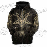 Satanic Baphomet SED-1134 Hoodie & Zip Hoodie Raglan