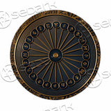 Set Of Old Norse Runes Circles SED-1136 Round Carpet