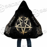 Gold Pentagram Symbol Wrapped By Snake SED-1137 Cloak