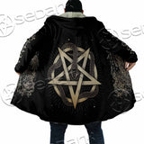 Gold Pentagram Symbol Wrapped By Snake SED-1137 Cloak