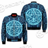 Fantasy Symbols And Pentagram On Blue SED-1138 Jacket