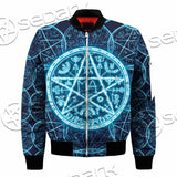 Fantasy Symbols And Pentagram On Blue SED-1138 Jacket