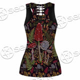 Mushrooms Dark Autumn Forest SED-1141 Women Tank Top