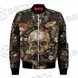 Vintage Floral Skull Seamless Pattern SED-1142 Jacket