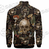 Vintage Floral Skull Seamless Pattern SED-1142 Jacket