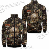 Vintage Floral Skull Seamless Pattern SED-1142 Jacket