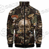 Vintage Floral Skull Seamless Pattern SED-1142 Jacket