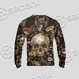 Vintage Floral Skull Seamless Pattern SED-1142 Unisex Sweatshirt