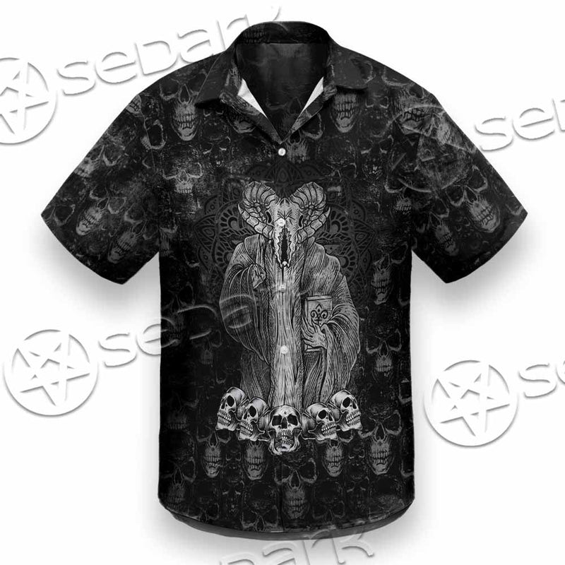 Baphomet Satanic Head SED-1143 Shirt Allover