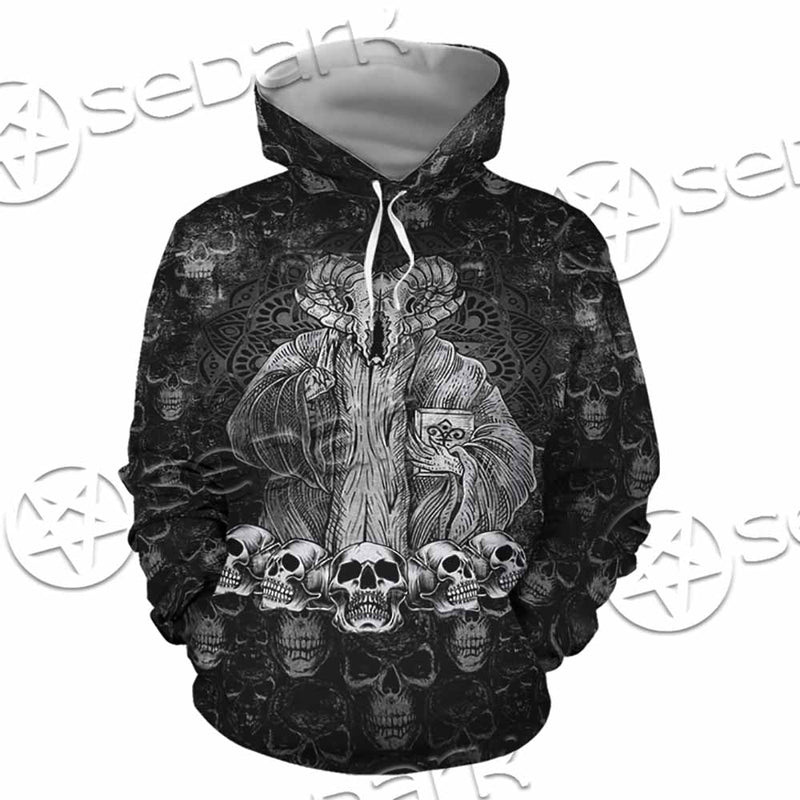 Baphomet Satanic Head SED-1143 Hoodie & Zip Hoodie