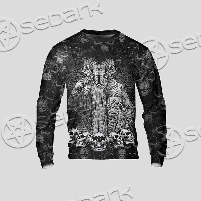 Baphomet Satanic Head SED-1143 Unisex Sweatshirt