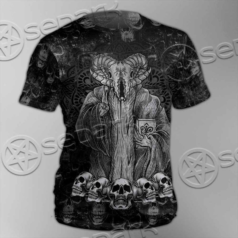 Baphomet Satanic Head SED-1143 Unisex T-shirt