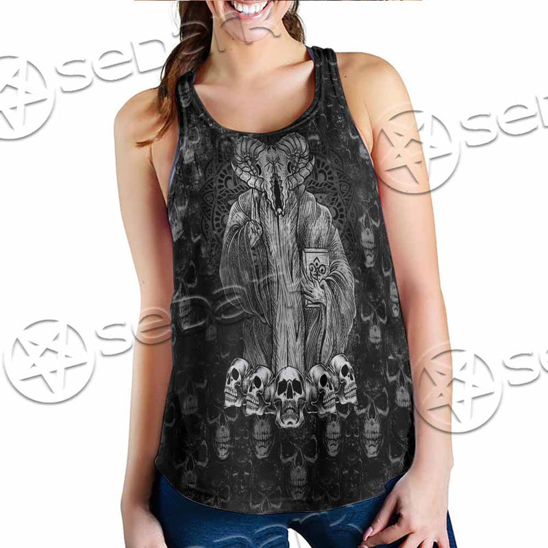 Baphomet Satanic Head SED-1143 Women Tank Top