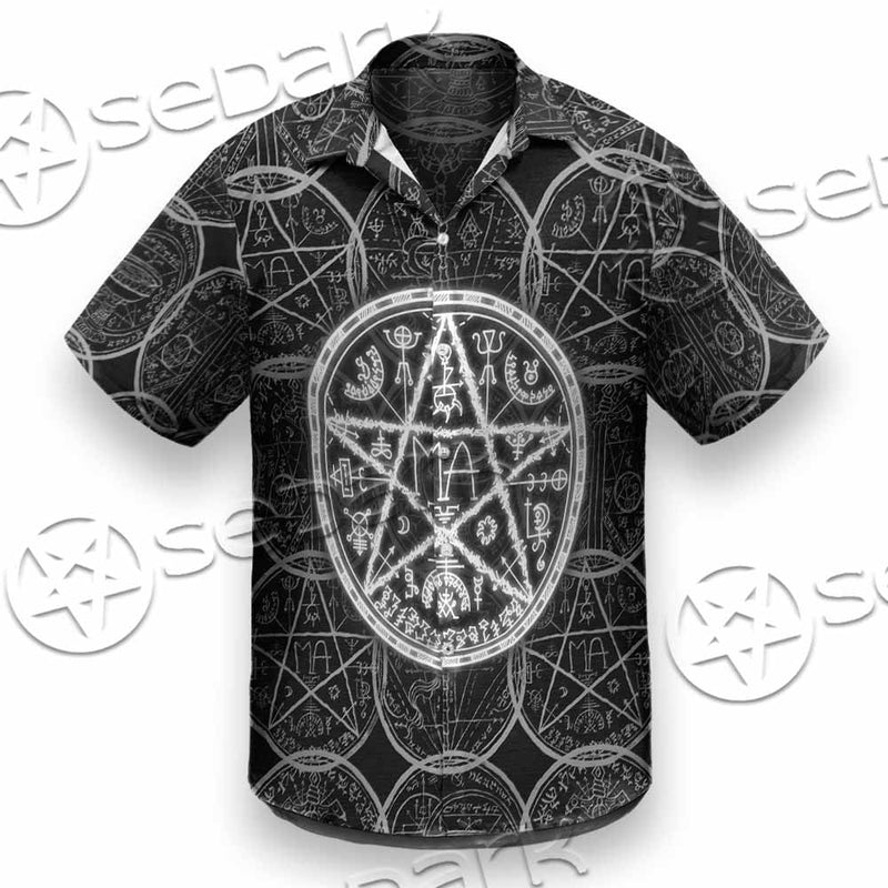 Fantasy Symbols And Pentagram SED-1144 Shirt Allover