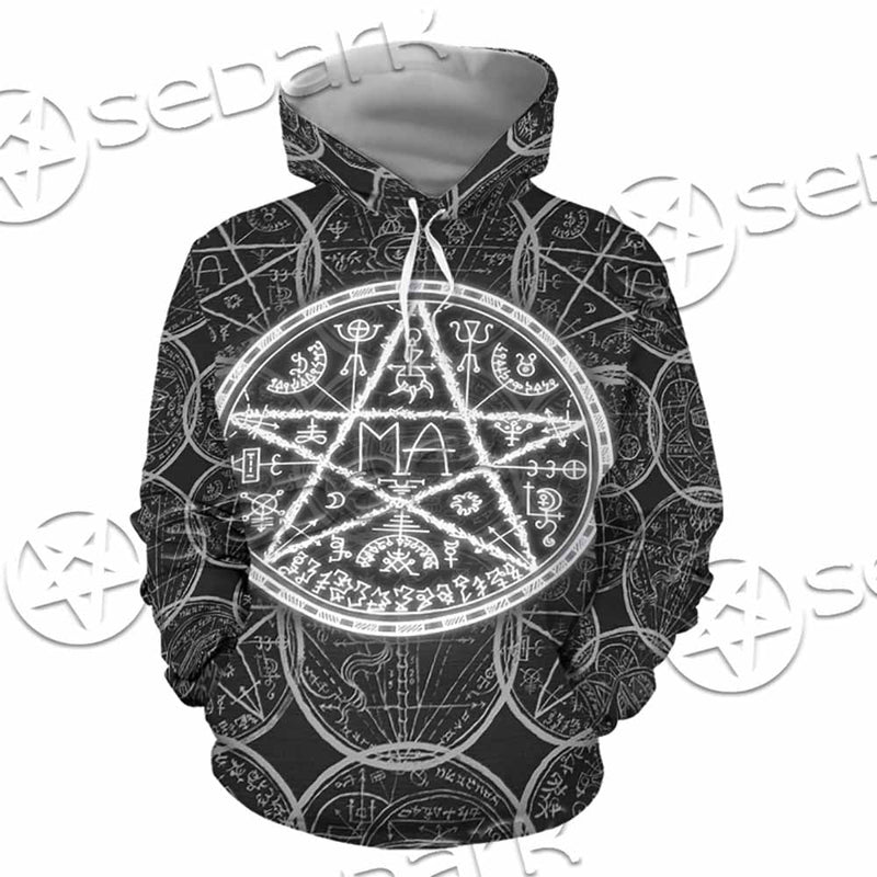 Fantasy Symbols And Pentagram SED-1144 Hoodie & Zip Hoodie