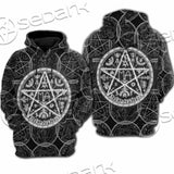Fantasy Symbols And Pentagram SED-1144 Hoodie & Zip Hoodie Raglan
