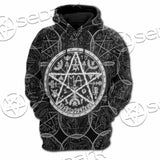Fantasy Symbols And Pentagram SED-1144 Hoodie & Zip Hoodie Raglan