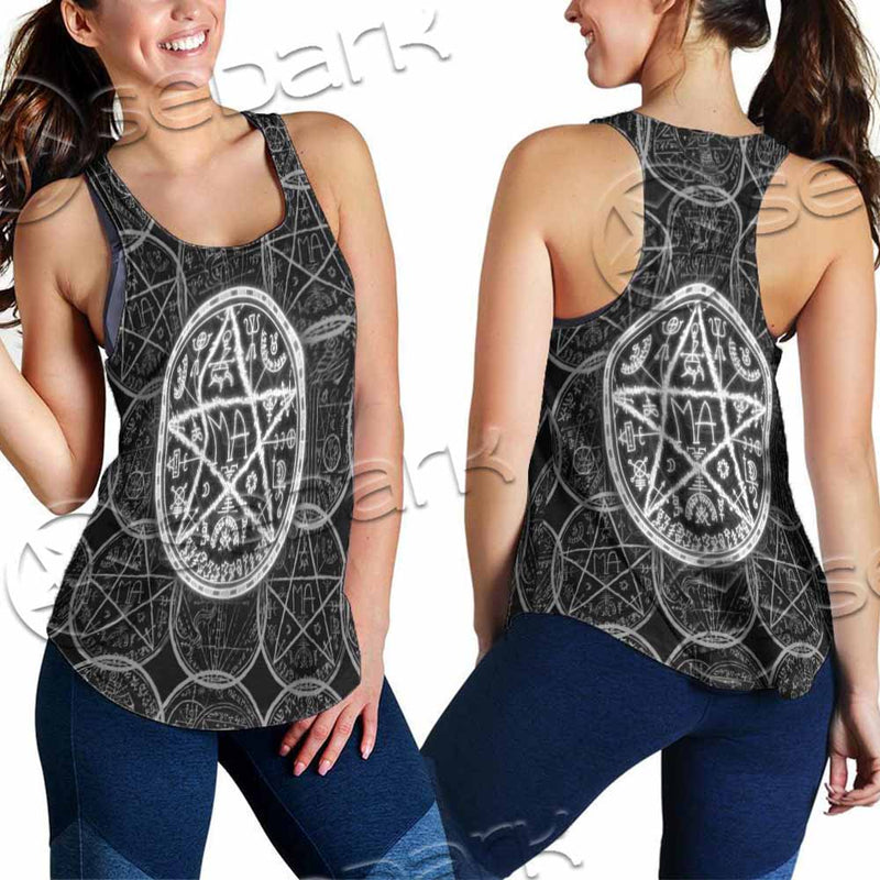 Fantasy Symbols And Pentagram SED-1144 Women Tank Top