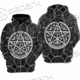 Fantasy Symbols And Pentagram SED-1144 Hoodie & Zip Hoodie Raglan