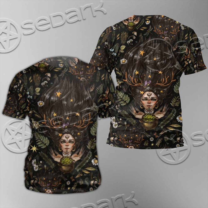 Gothic Magic Witchcraft SED-1149 Unisex T-shirt