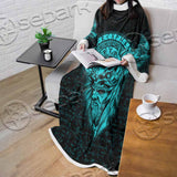 Runes Viking SED-1151 Sleeved Blanket